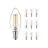 Fordelspakke 10x Philips MASTER Value LED Kerte E14 filament klar 3.4W 470lm - 927 | bedste farvegengivelse - dæmpbar – erstatter 40W