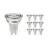 Fordelspakke 10x Noxion Lucent LED spot GU10 PAR16 4.8W 450lm 36D - 840 kold hvid | erstatter 65W