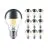 Fordelspakke 10x Philips Classic LED Pære E27 Pære mirror 7.2W 650lm 650lm - 827 ekstra varm hvid | dæmpbar - erstatter 60W