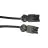 Noxion GST - Kompatibel Forlængerkabel Sort - Han + Hun - 5m - 3 pole 1,5mm2