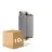 Fordelspakke 10x Nordlux Nico Vægbelysning Aluminium Antracit Up & Down | IP54 - Egnet til 2x GU10