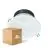 Fordelspakke 4x Philips LED downlight Coreline DN142B Aluminium Hvid 19.2W 2300lm 60D - 830 varm hvid | Udsnit 200mm - IP20 - Hvid Reflektor
