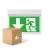 Fordelspakke 4x Noxion LED Nødskilt | Wall/Loftmonteret | 3.5W 20lm | 30m Visningsafstand - Nødlys 3 Timer - Inkl. 4 Retninger