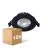 Fordelspakke 10x Noxion LED Vipbar Slim Spot sort 6W 550lm - 930 varm hvid | Udsnit 75mm - IP54 - bedste farvegengivelse 