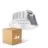 Fordelspakke 4x Ledvance LED spot Air Fix Aluminium Hvid 6W 480lm 36D - 927 ekstra varm hvid | Udsnit 68mm - IP65 - bedste farvegengivelse - dæmpbar