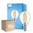 Fordelspakke 10x Philips Corepro LED Lustre E14 Kugle filament klar 6.5W 806lm - 827 ekstra varm hvid | erstatter 60W