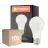 Fordelspakke 10x Ledvance Classic LED E27 Pære matt 8.5W 806lm - 827 ekstra varm hvid | erstatter 60W