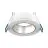 Noxion LED Spot Ares Dyb ring Hvid - med Indre Ring Sølv | Udsnit 68mm - incl. GU10 Fitting