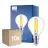 Fordelspakke 10x Philips MASTER LED E14 Kugle Filament Klar 2.5W 340lm - 922-927 Dim To Warm | Bedste Farvegengivelse - Dæmpbar - Erstatter 25W