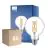 Fordelspakke 6x Philips MASTER Value LED Globe E27 93mm Filament Klar 5.9W 806lm - 922-927 Ekstra Varm Hvid | Bedste Farvegengivelse - Dæmpbar - Erstatter 60W