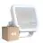 Fordelspakke 4x Ledvance LED Projektør Aluminium Hvid 17W 2400lm 100D - 840 Kold Hvid | IP66 - Symmetrisk