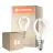 Fordelspakke 6x Osram Classic LED E14 Kugle Filament Klar 5.9W 806lm - 827 Ekstra Varm Hvid | Dæmpbar - Erstatter 60W