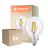 Fordelspakke 6x Osram LED Superstar E27 Globe G95 Filament Klar 11W 1521lm - 927 Ekstra Varm Hvid | Bedste Farvegengivelse - Erstatter 100W