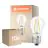 Fordelspakke 10x Ledvance Classic LED E27 Pære Filament Klar 1W 136lm - 827 Ekstra Varm Hvid | Erstatter 15W