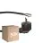 Fordelspakke 50x Noxion Power Forsyningskabel Sort - Schuko Europlug + Åbne ender - 3m - 3 pole 0,75mm2