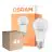 Fordelspakke 4x Osram LED Star Classic E27 Pære Matt 10W 1055lm - 827 Ekstra Varm Hvid | Lyssensor - Erstatter 75W