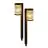 Dobbeltpakke 2x Interlight Jordspyd Lys Solar Have Lanterne Sort 1W 40lm - 830 Varm Hvid | incl. Batteri