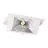 LED Downlight Wallwasher Wally Medium Hvid 27W 3700lm 78x100D - 830 Varm Hvid - 238x145mm