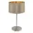 Eglo Bordlampe Maserlo Stål Satin Nikkel | Egnet til 1x E27