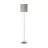 Eglo Gulvlampe Pasteri Stål Satin Nikkel Taupe | IP20 - Egnet til 1x E27 