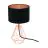 Eglo Bordlampe Carlton 2 Stål Kobber Sort | IP20 - Egnet til 1x E14 