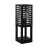 Eglo Piedestallampe Alamonte 3 Udendørs Stål Sort | Egnet til E27