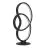 Eglo Bordlampe Gianella Stål Sort 14.5W 1400lm - 830 Varm Hvid