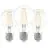 Fordelspakke 3x Eglo LED Pære E27 Filament Klar 21W 806lm - 827 Ekstra Varm Hvid | Erstatter 60W