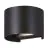 Eglo Vægbelysning Calpino 3 Aluminium Sort Up & Down 2W 420lm - 830 Varm Hvid | IP54
