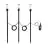 Fordelspakke 3x Eglo Jordspyd Lys Zancaro 1 Aluminium Sort 1W 130lm - 830 Varm Hvid | IP44