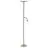 Eglo Gulvlampe Conivarino Stål Brushed Messing, Sort 30.5W 3150lm - 827 Ekstra Varm Hvid | Dæmpbar