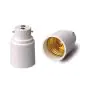 Sokkel Adaptere B22 => E27 Hvid