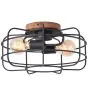 Brilliant Gwen Loftlampe Metal Træ Sort | 400mm - Egnet til 2x E27
