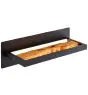 Brilliant Chaumont Vægbelysning Aluminium Metal Træ Sort 8W 930lm - 830 Varm Hvid