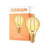 Osram Vintage 1906 LED E14 Kugle filament guld 2.5W 220lm - 824 ekstra varm hvid | erstatter 25W