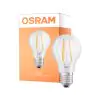 Osram Parathom LED E27 Pære Klar 4.5W 470lm - 822-827 Dim To Warm | Erstatter 40W