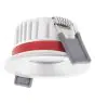 Ledvance LED spot Fire Rated Aluminium Hvid 8W 640lm 36D - 927 ekstra varm hvid | Udsnit 68mm - IP65 - bedste farvegengivelse - dæmpbar