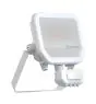 Ledvance LED Projektør Aluminium Hvid 17W 2200lm 100D - 830 Varm Hvid | IP65 - Bevægelses- Og Lyssensor - Symmetrisk