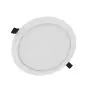 Ledvance Downlight Slim Alu Aluminium Hvid 19W 2000lm 90D - 840 Kold Hvid | Udsnit 205 - IP44 - Dali Dæmpbar 