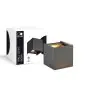 D'Lite Vægbelysning Nova Sort Up & Down 4.9W 480lm - 830 Varm Hvid | IP54 - Justerbar strålevinkel