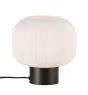Nordlux Bordlampe Milford Glas Sort | Egnet til 1x E27