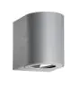 Nordlux Canto 2 Vægbelysning Aluminium Grå Up & Down - 10.6W 500lm - 830 Varm Hvid | IP44