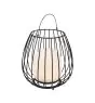 Nordlux Bordlampe Jim To-Go Portable Batteri Metal Sort 3W 300lm - 827 Ekstra Varm Hvid | 3-Trin Dæmpbar 