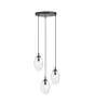 Emibig Pendel Lampe Astral Stål Sort | Egnet til 3x E14 - Max 10W