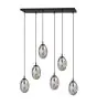 Emibig Pendel Lampe Astral Stål Sort | Egnet til 6x E14 - Max 10W
