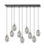 Emibig Pendel Lampe Astral Stål Sort | Egnet til 9x E14 - Max 10W