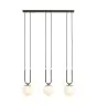 Emibig Pendel Lampe Glam Stål Sort | Egnet til 3x E14 - Max 10W