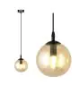 Emibig Pendel Lampe Cosmo Stål Sort | Egnet til 1x E14 - Max 10W