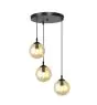 Emibig Pendel Lampe Cosmo Stål Sort | Egnet til 3x E14 - Max 10W