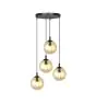 Emibig Pendel Lampe Cosmo Stål Sort | Egnet til 4x E14 - Max 10W
